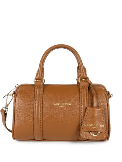 Lancaster Grained-leather Tote Bag In Brown