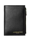 Lancaster Grainy-effect Wallet In Black