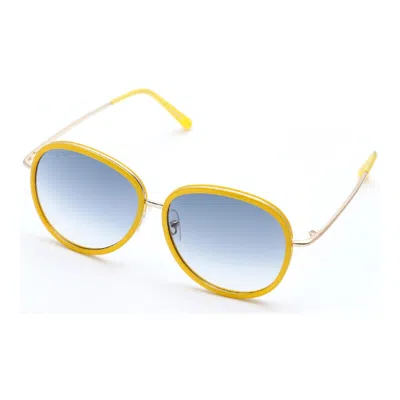 Lancaster Ladies' Sunglasses  Sla0733-4  57 Mm Gbby2 In Gold
