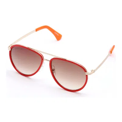 Lancaster Ladies' Sunglasses  Sla0734-2  57 Mm Gbby2 In Red