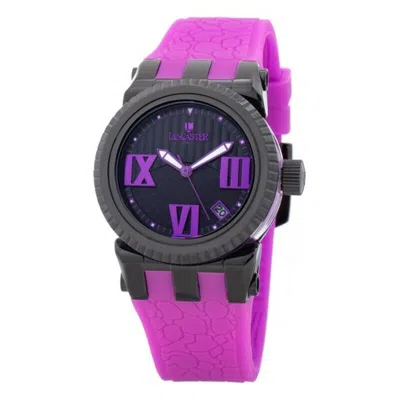 Lancaster Purple Silicone Watch