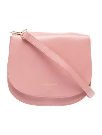 Pre-owned Lancaster Leather Crossbody Bag In Pink