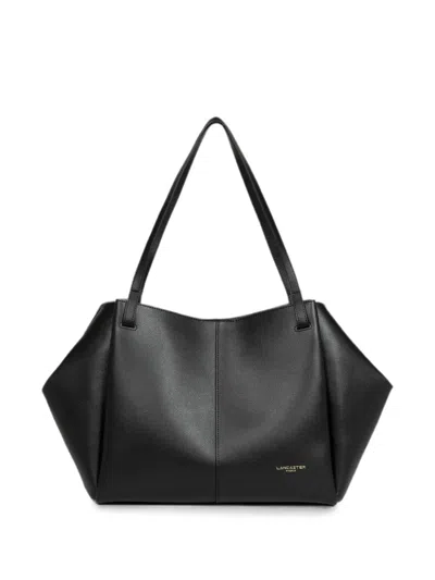 Lancaster Leather Tote Bag In Black
