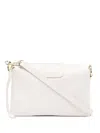 Lancaster Logo Patch Shoulder Bag In Neutral