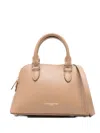 Lancaster Medium Logo-detail Leather Tote Bag In Brown