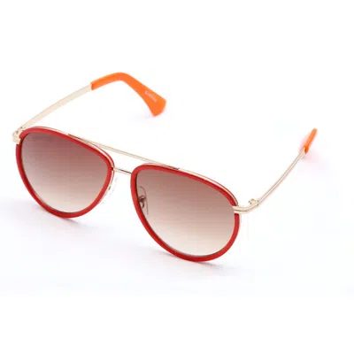 Lancaster Metal Women's Sunglasses In Red