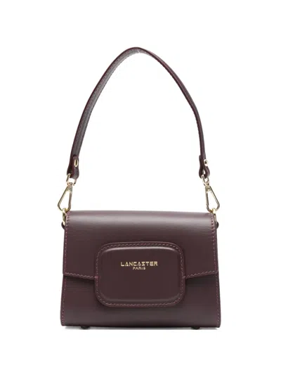 Lancaster Mini Leather Tote Bag In Blue
