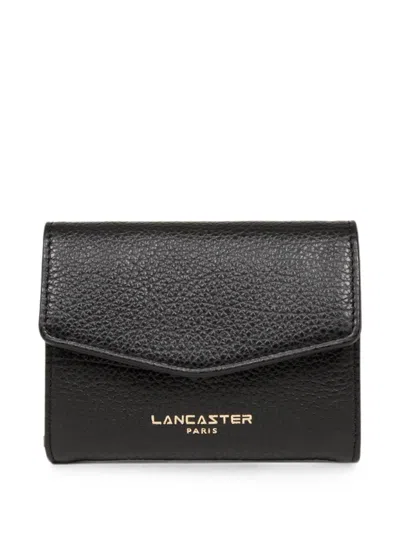 Lancaster Mini Leather Wallet In Black