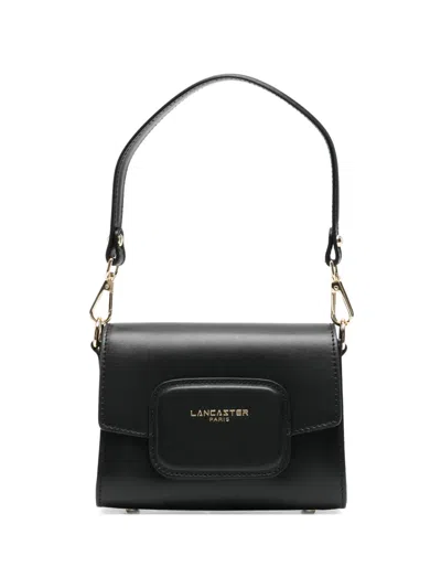 Lancaster Mini Logo-print Foldover Tote Bag In Black