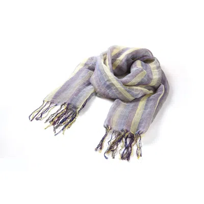Lancaster Multi Linen And Women's Scarf In Multicolor