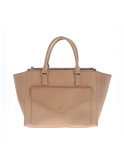 Pre-owned Lancaster Satchel In Tan