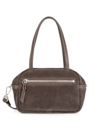 Lancaster Suède It Suede Zip-fastening Shoulder Bag In Brown