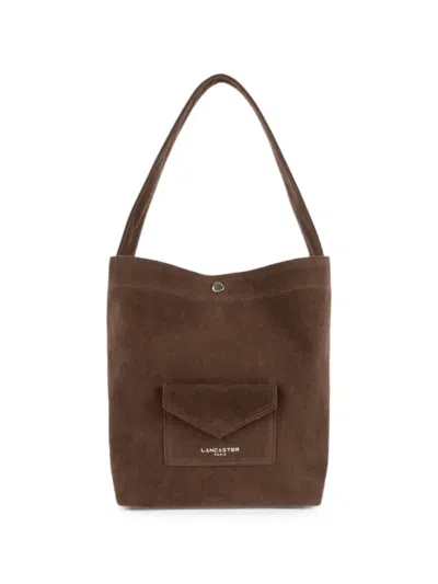 Lancaster Suédine Kba Suede Tote Bag In Braun
