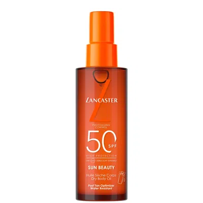 Lancaster Sun Beauty Satin Dry Oil Fast Tan Optimizer For Body Spf50 150ml
