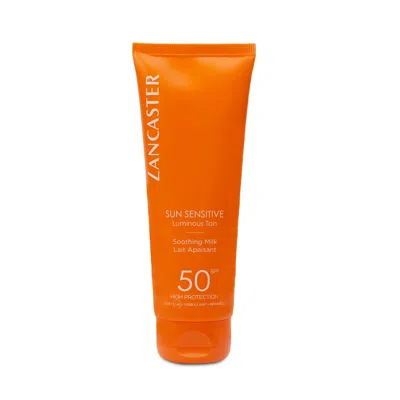 Lancaster Sun Sensitive Soothing Milk Spf50 | Luminous Tan | Water Resistant, Clean &amp; Ocean Friendly | Hig