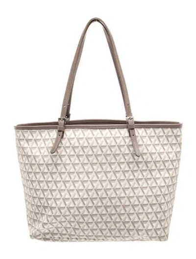Pre-owned Lancaster Tote Large In Neutrals