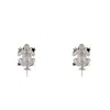 Lancaster White Silver Earrings
