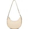 Lancaster Zipped Hobo Bag Ikon It In Beige