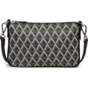 Lancaster Zipped Pouch S Ikon In Noir