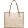 Lancaster Zipped Shoulder Tote Bag M Ikon In Neutral