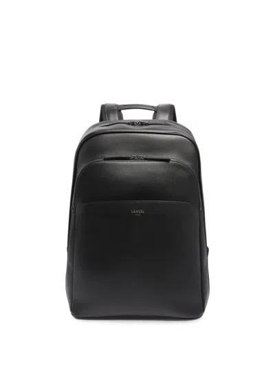 Lancel 15'6 Edgard Leather Backpack In Black