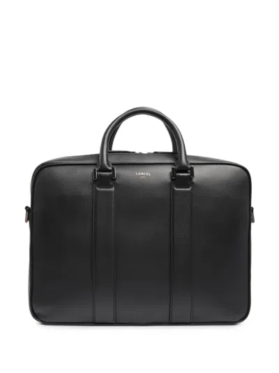 Lancel 15'6 Edgard Smooth-leather Briefcase In Black