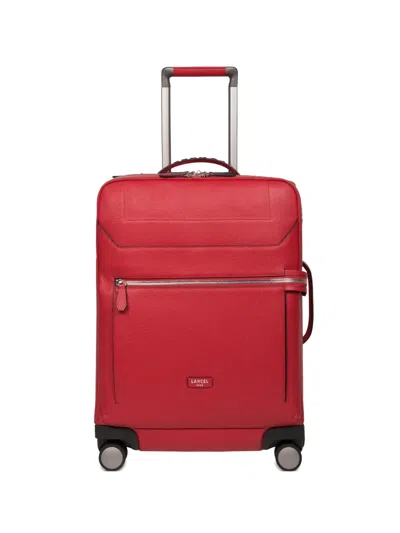 Lancel 4-wheel Cabin Suitcase In Red