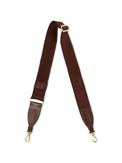 Lancel Adjustable Bag Strap In Brown