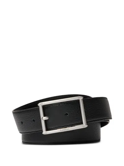 Lancel Adjustable Leather Belt In Black