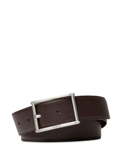 Lancel Adjustable Leather Belt In Brown