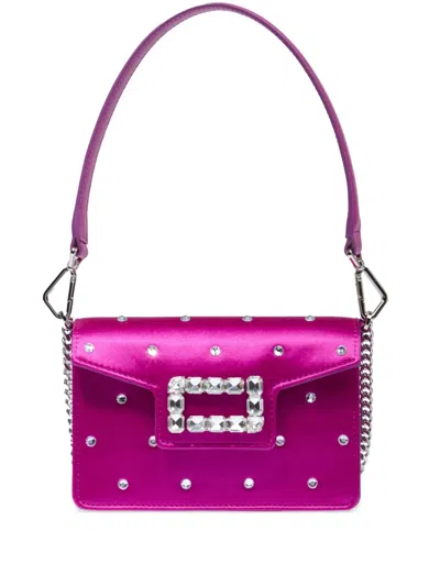 Lancel Angele Flap Mini Bag In 粉色