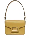 Lancel Angele Flap Shoulder Bag In Yellow