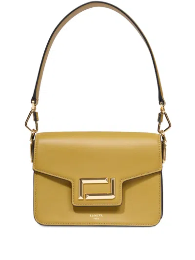 Lancel Angele Flap Shoulder Bag In Yellow