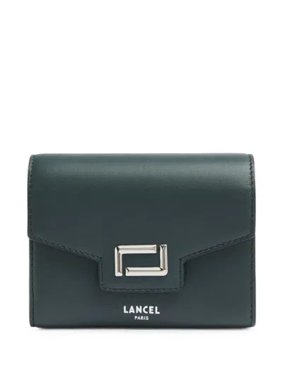 Lancel Angele Flap Wallet In Green