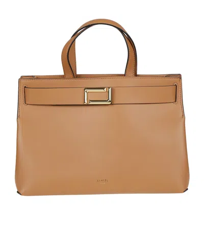 Lancel Angele Medium Tote Bag In Brown
