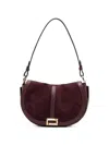 Lancel Bag Medium Saddle "celeste Medium" In Brown