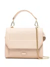 Lancel Sac Rabat M Medium Textured Calfskin Shoulder Bag In Beige