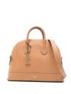 Lancel Belleville Tote Bag In Brown