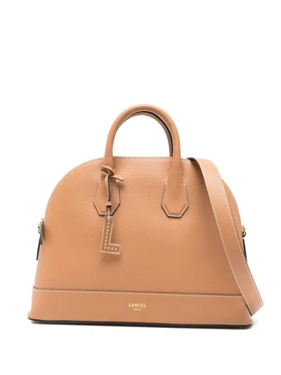 Lancel Belleville Tote Bag In Brown
