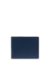 Lancel Bi-fold Leather Wallet In Blue