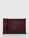 Lancel Briefcase  Woman Color Burgundy In Burgundy