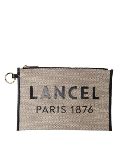 Lancel Brown Zippe Bag