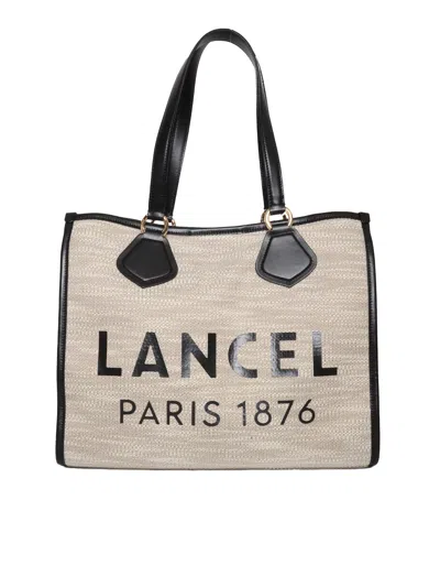 Lancel Cabas L Bag In Beige