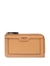 Lancel Charlie Cardholder In Orange