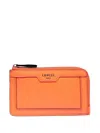Lancel Charlie Cardholder In Orange