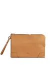 Lancel Charlie Clutch In Brown