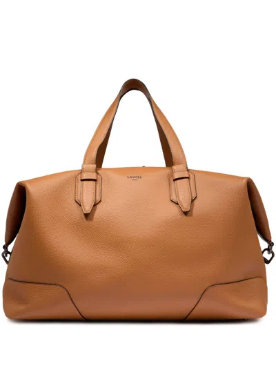 Lancel Charlie Duffle Bag In Brown