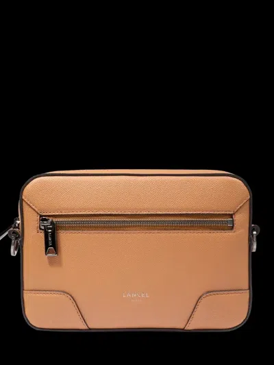 Lancel Charlie Grained Leather Camera Bag In Neutrals