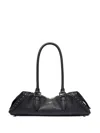 Lancel Charlie Shoulder Bag In Black