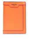 Lancel Charlie Wallet In Orange